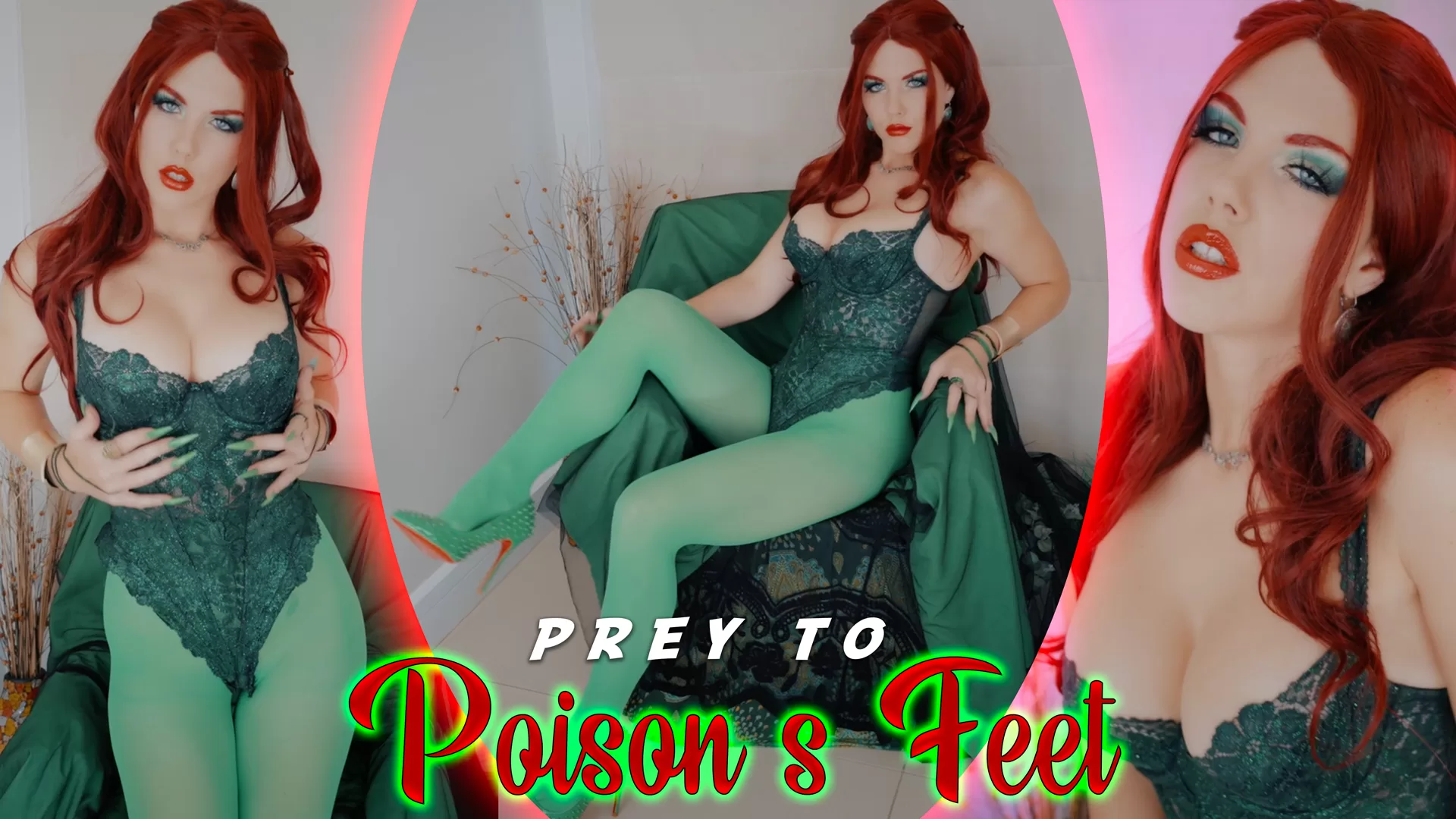 Prey to Poison's Feet - Pantyhose Foot Worship - Young Goddess Kim